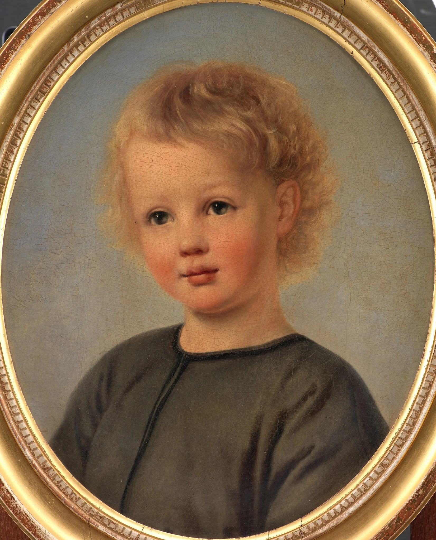 Portræt af Holger Aagaard Hammerich som 4-årig, detail