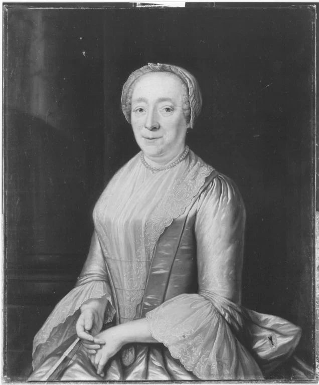 Bildnis einer älteren Dame, detail