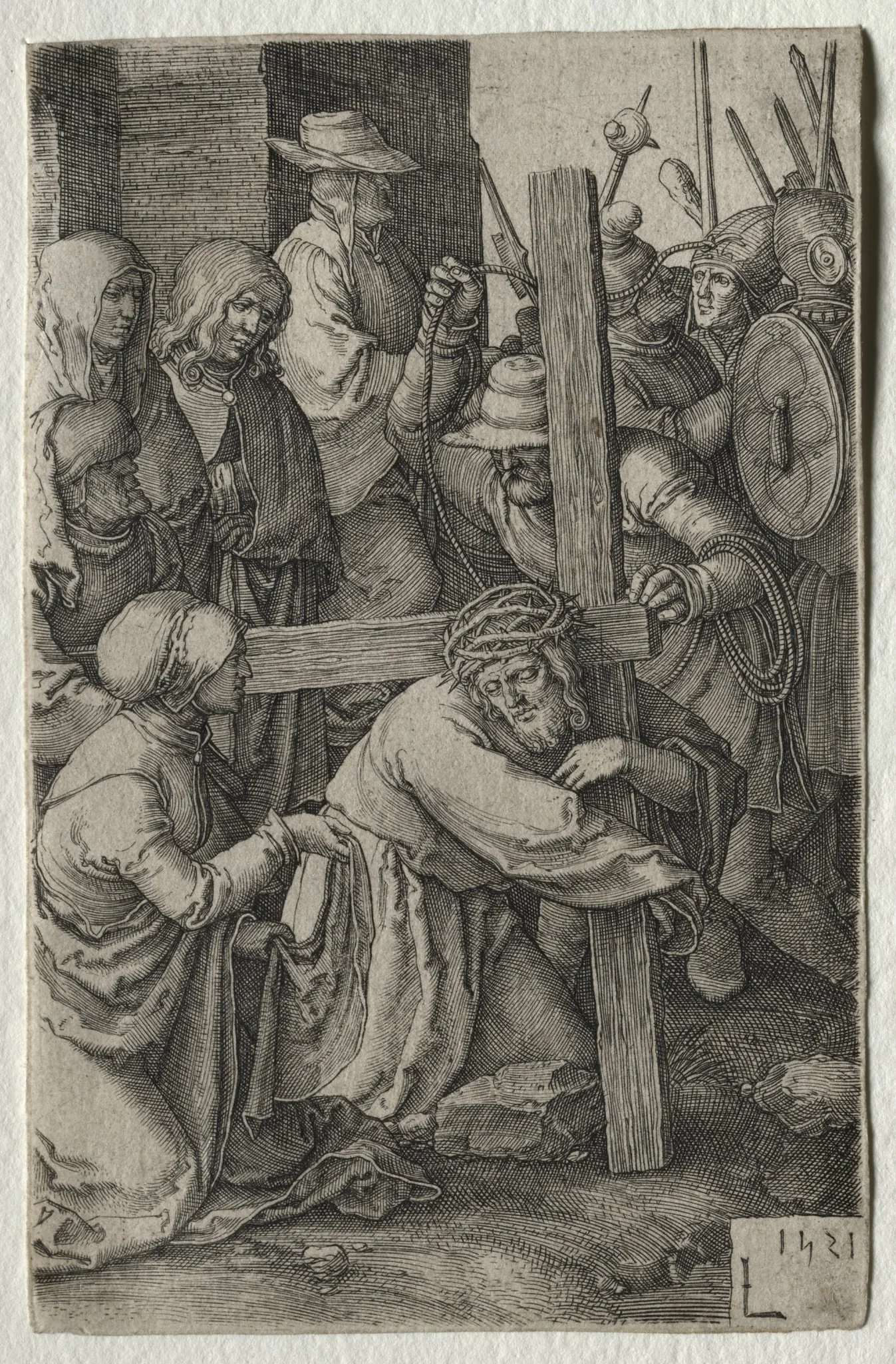 The Passion: Christ Carrying the Cross, detail