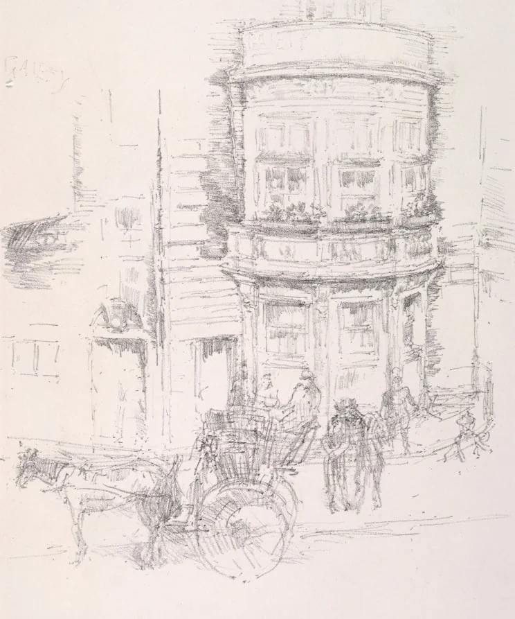 Back of The Gaiety Theatre, detail
