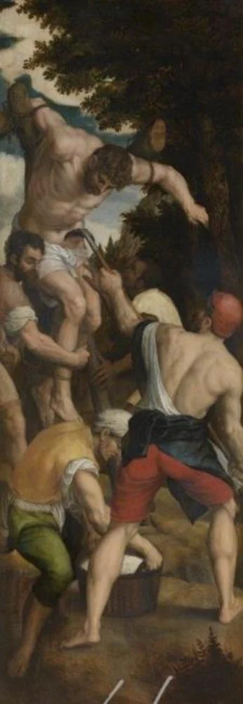 Episode from the martyrdom of St George, detail