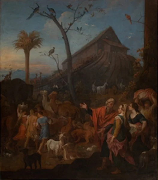 Noah and Ark – Entry into the Ark, detail