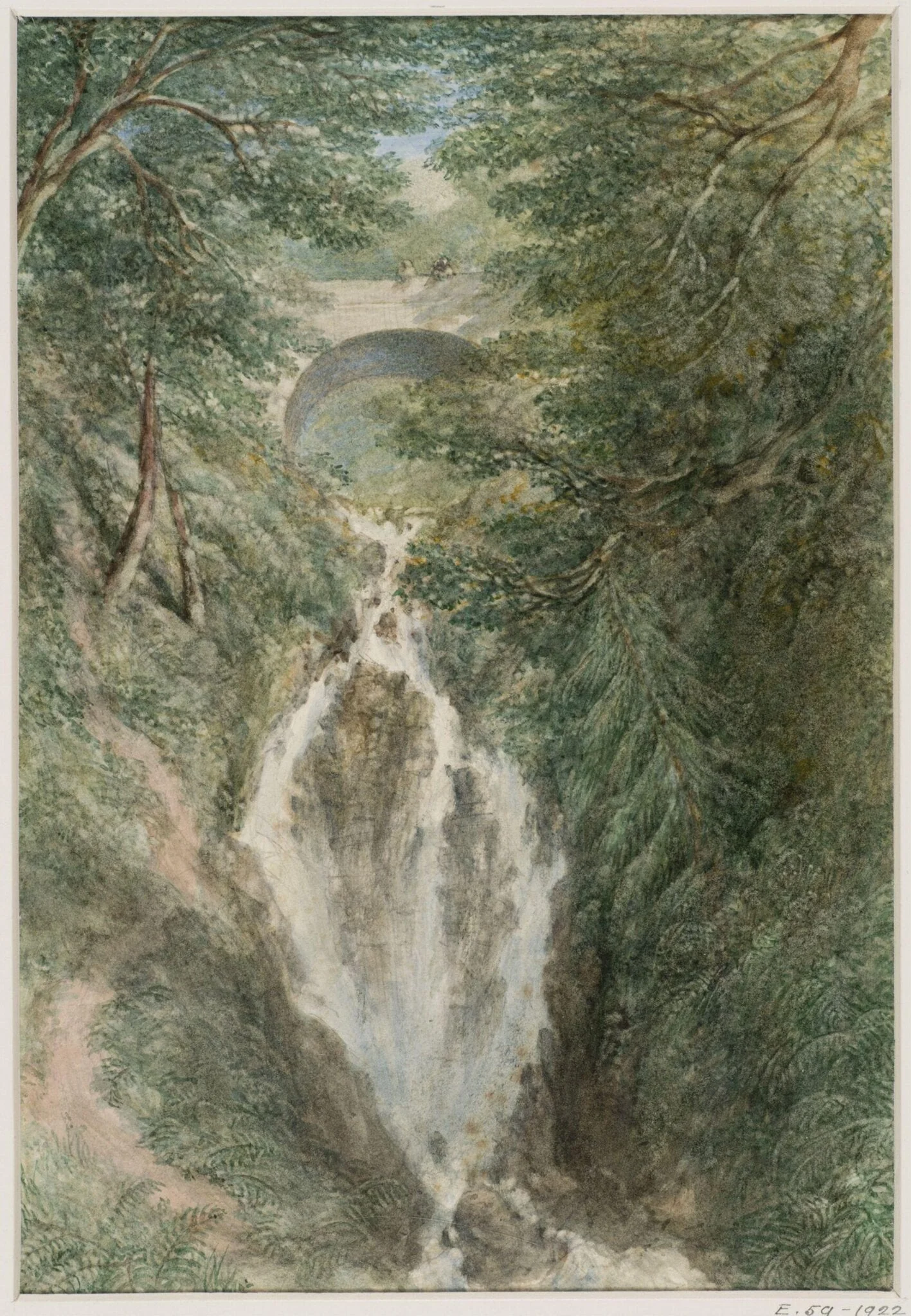 Falls of Corriemulzie, detail