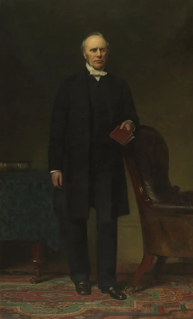 Dr John Parry, by Jerry Barrett, oil, 1890