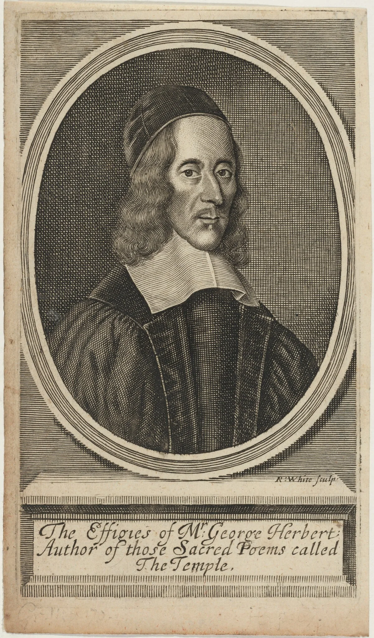 George Herbert, Prebendary of Lincoln, Poet, detail