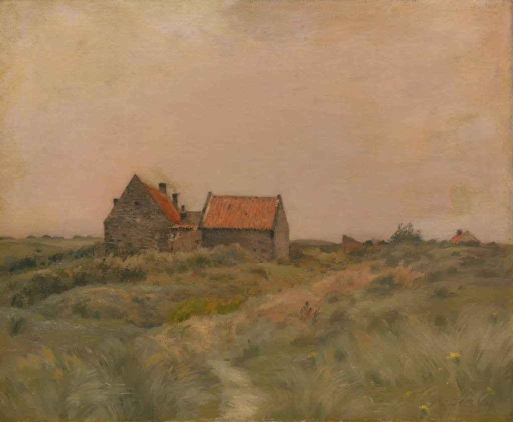October Day, by Jean Charles Cazin, oil, 1892