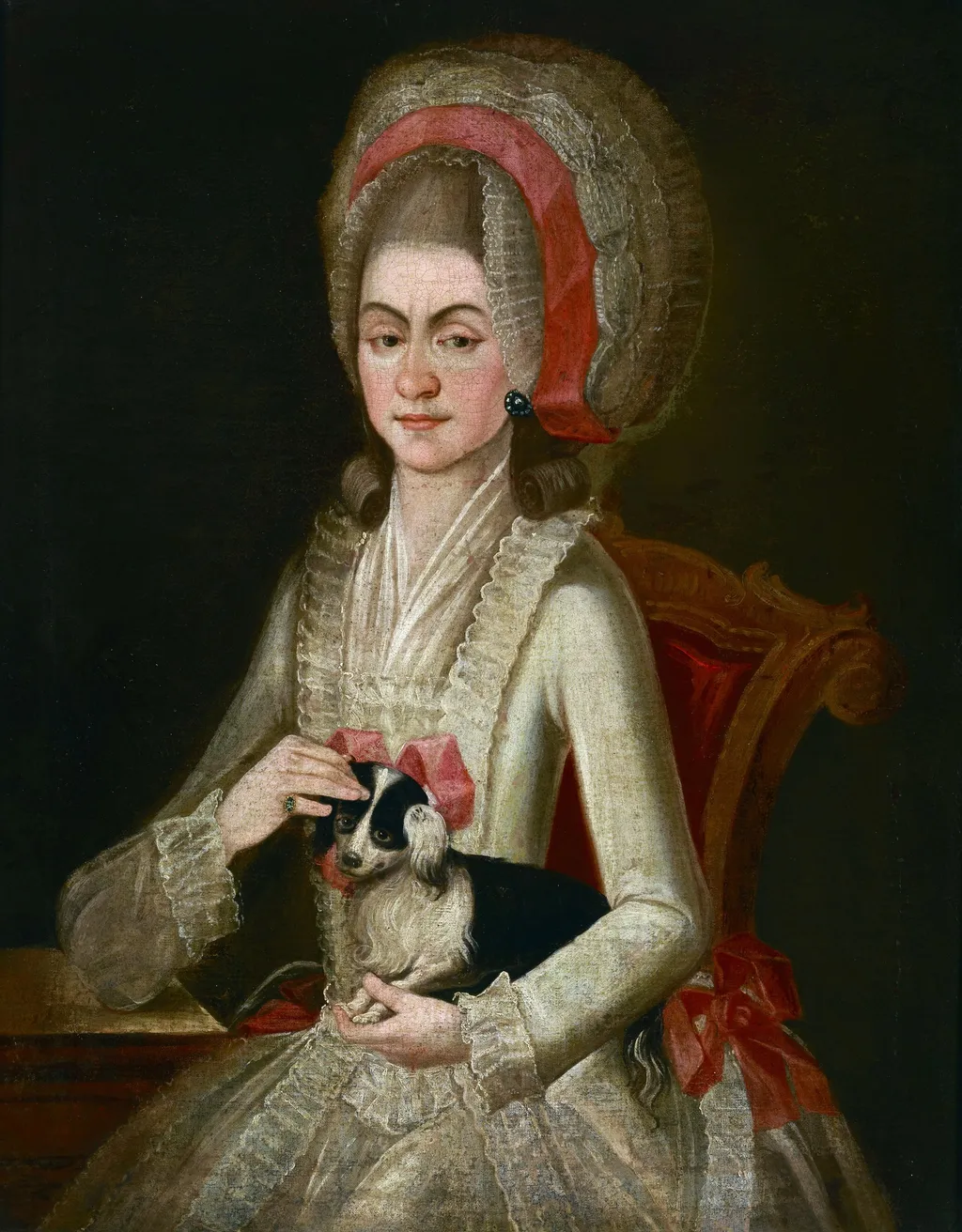 Portrait of Tekla Kościuszko née Ratomska, mother of Thaddeus Kościuszko (c.1715-1768), by Jan Kołtonowski, oil, 1760