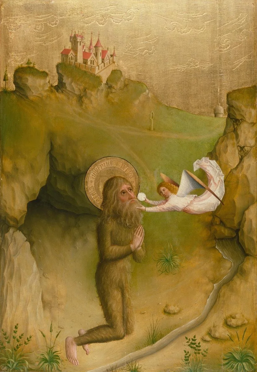 Der Heilige Onophrius, detail