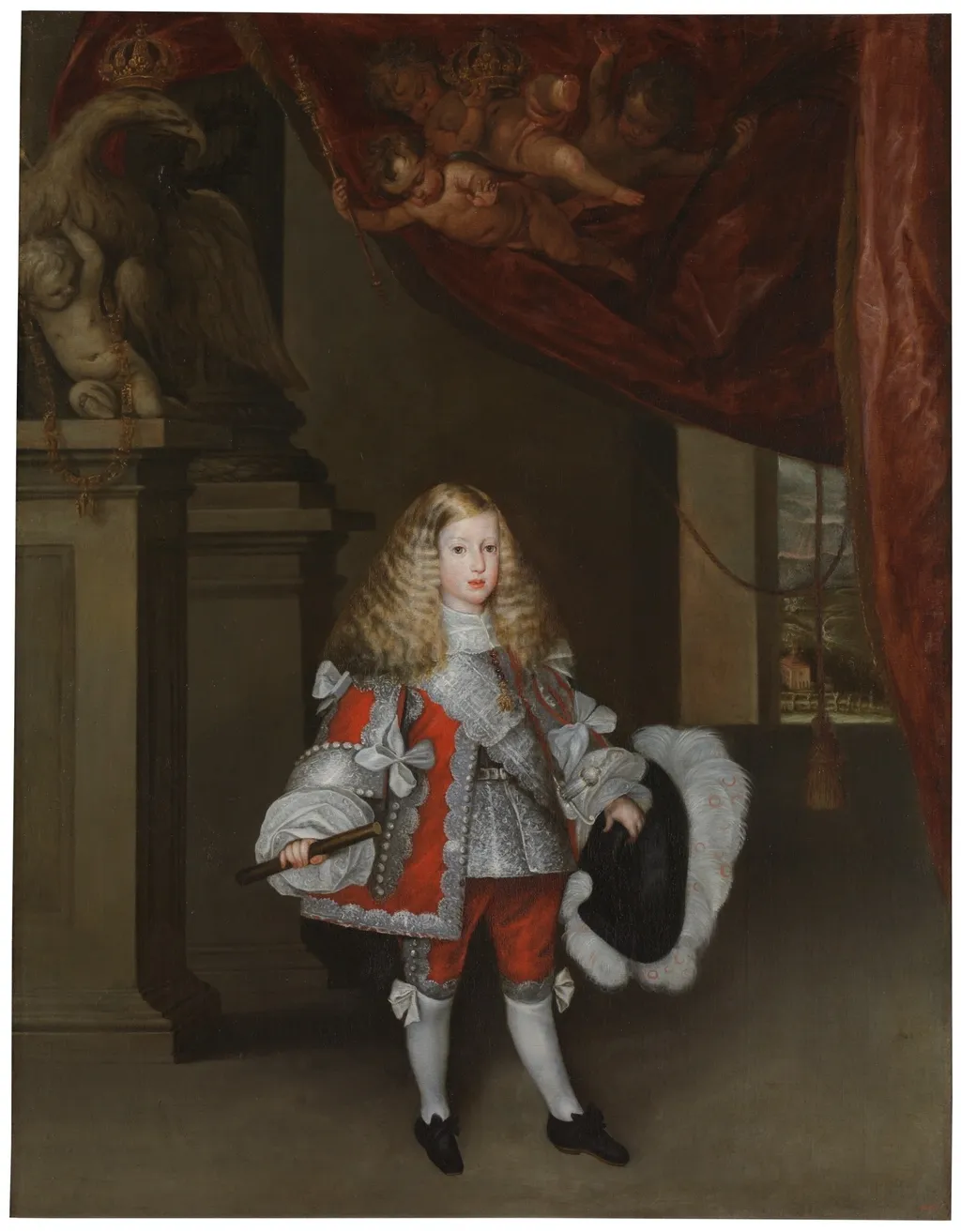 Charles II as a Child, by Sebastián Herrera Barnuevo, oil, 1670