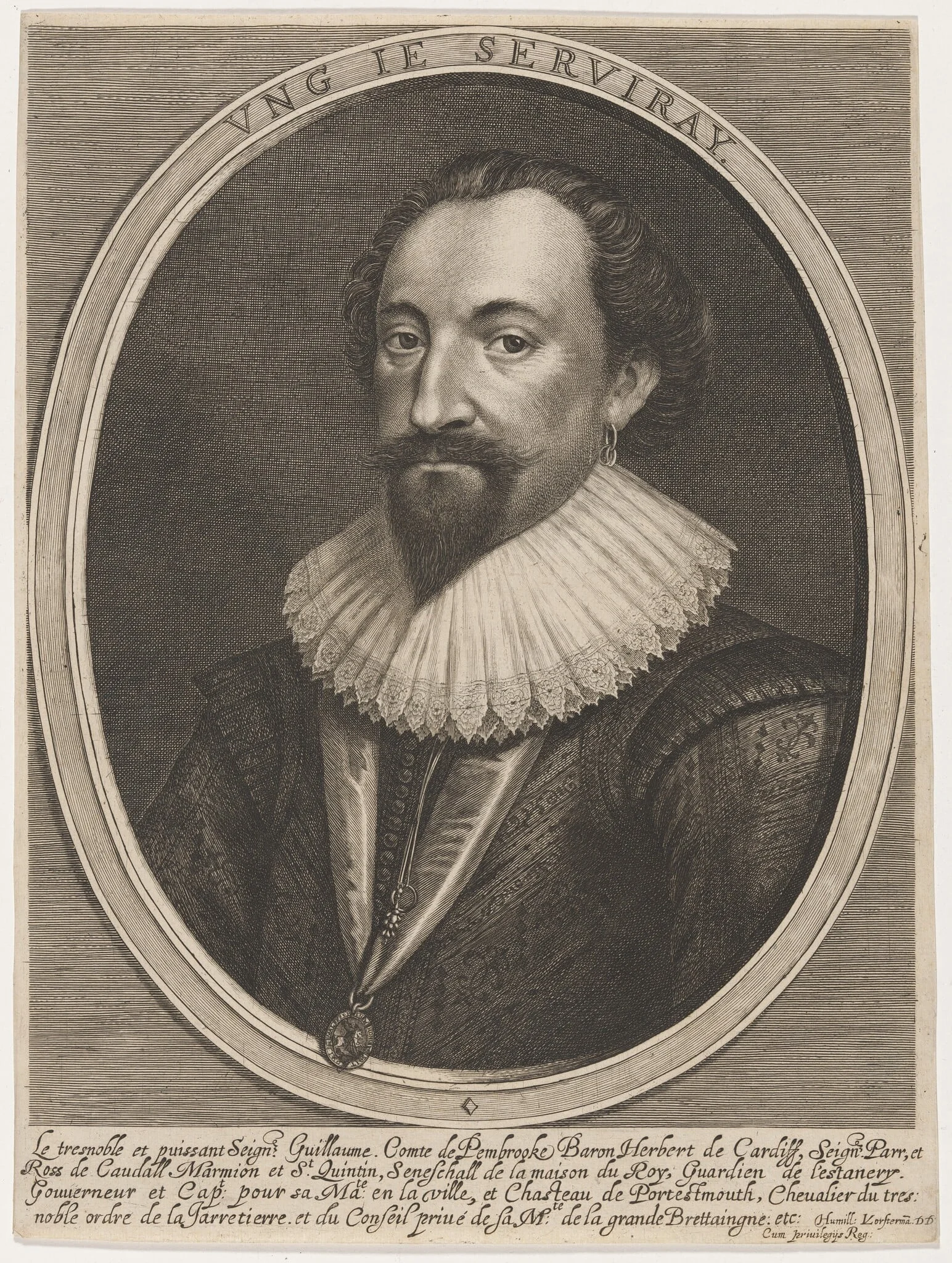William Herbert, Third Earl of Pembroke, detail
