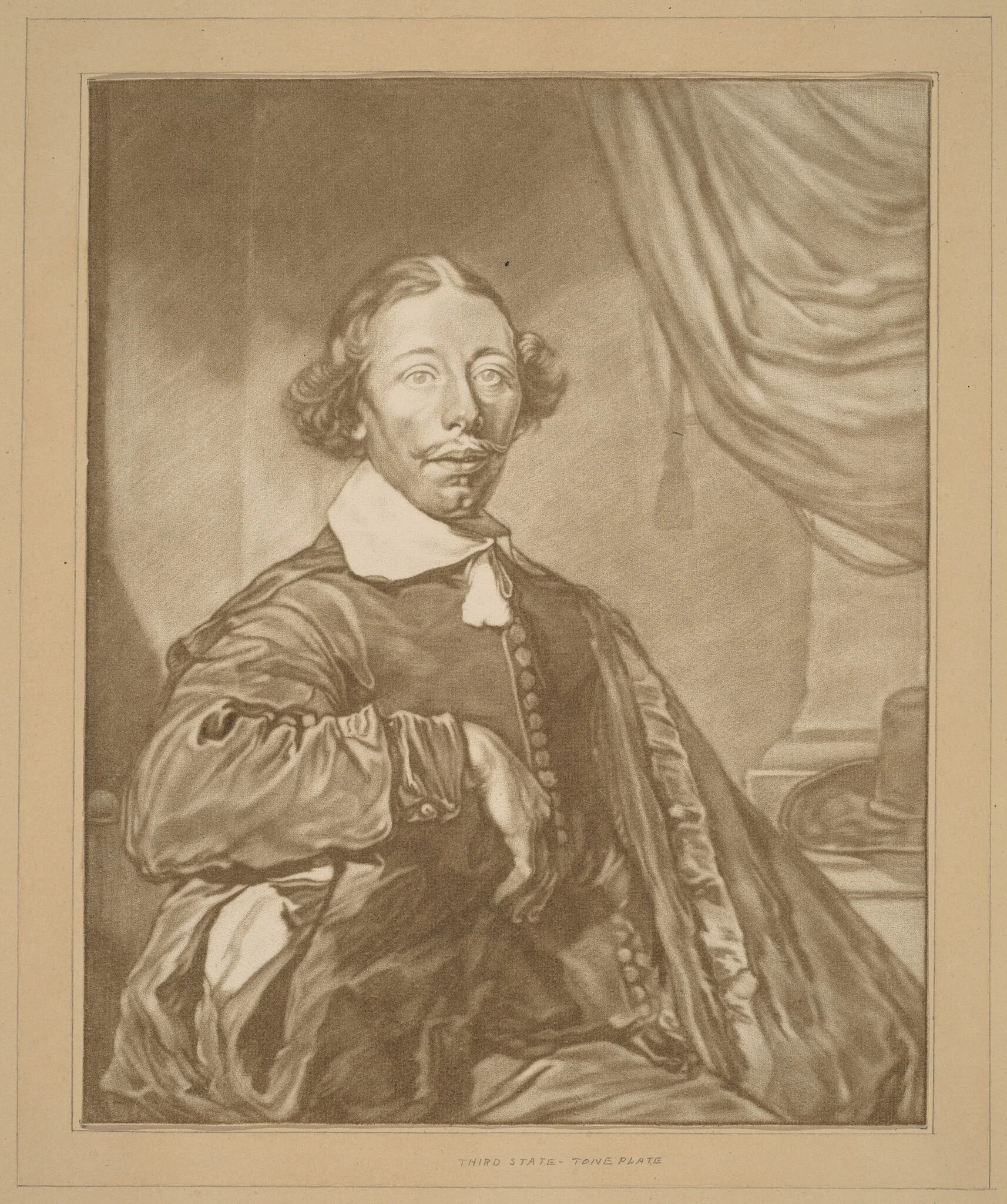 Portrait of a Seated Man, detail
