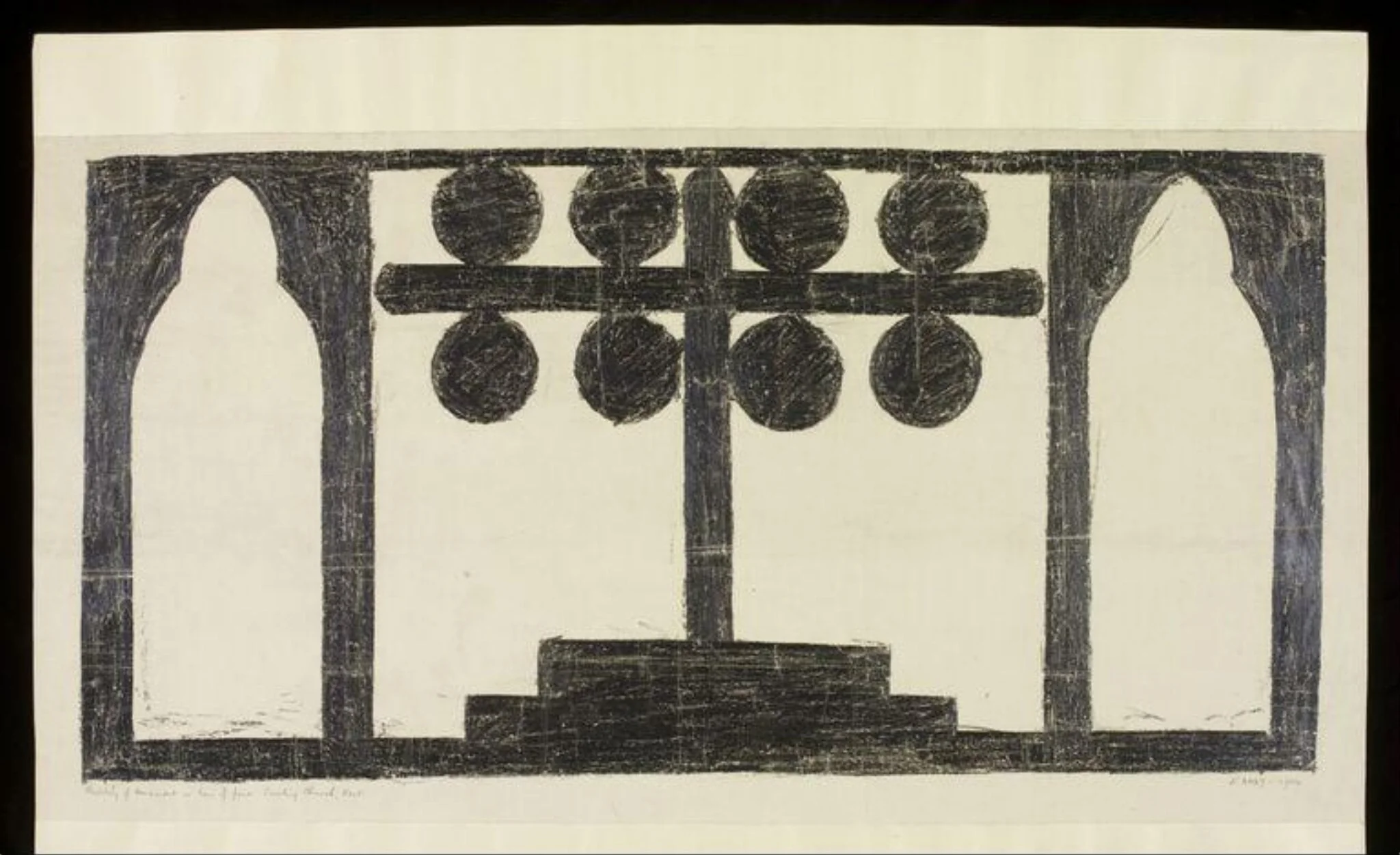 Sculptured ornament, detail