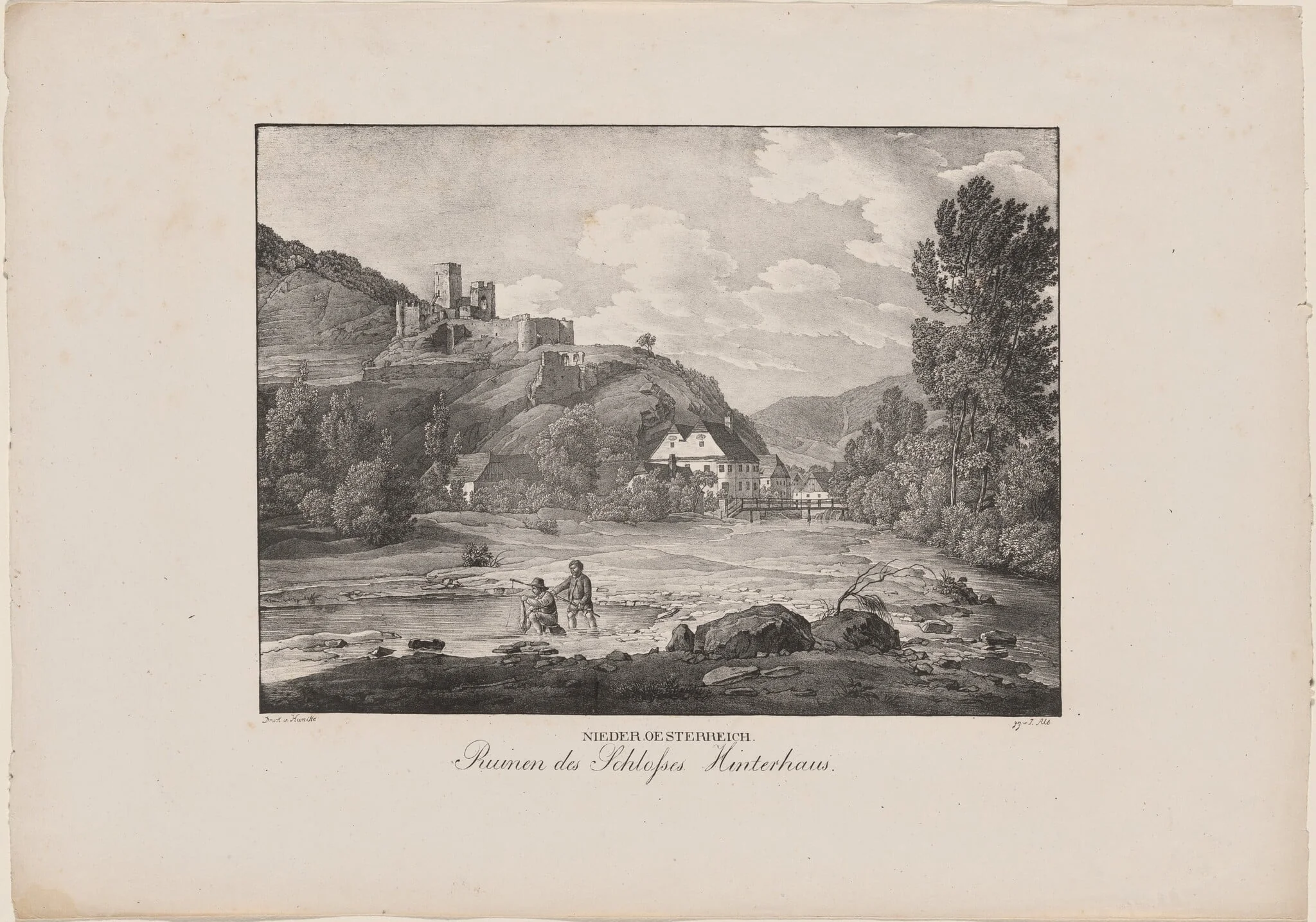 Nieder-Oesterreich, Ruinen des Schlosses Hinterhaus (Lower Austria, Ruins of Hinterhaus Castle), detail