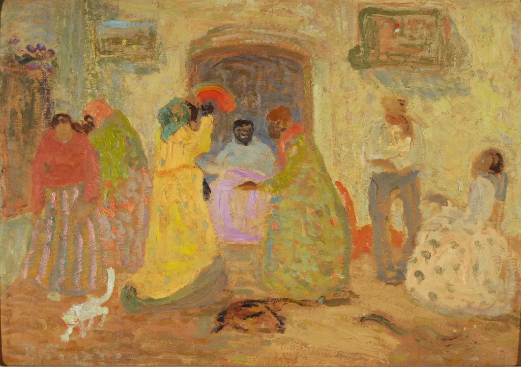 Conventillo o La disputa, by Pedro Figari, unspecified, 1909