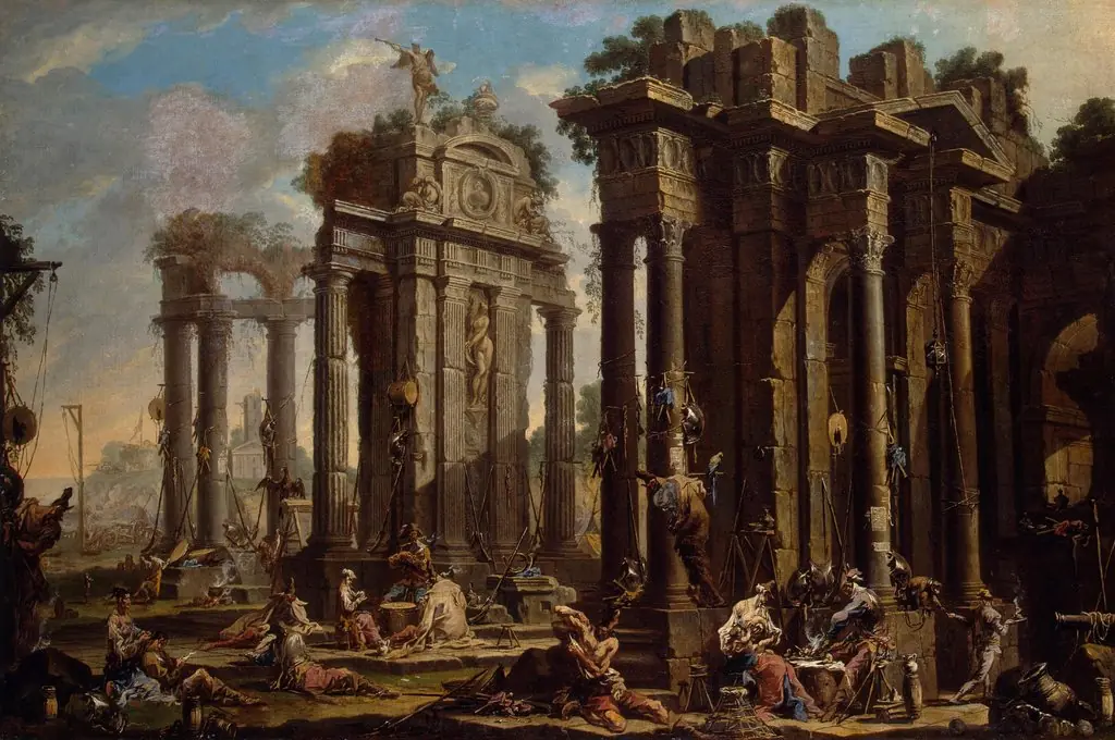 Halt of the Brigands, by Alessandro Magnasco, oil, 1710