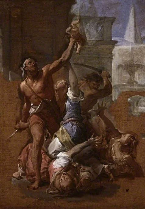 Study for 'The Massacre of the Innocents', detail
