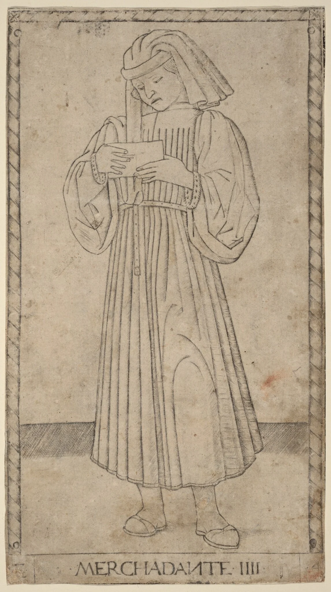 Merchadante (Merchant), detail