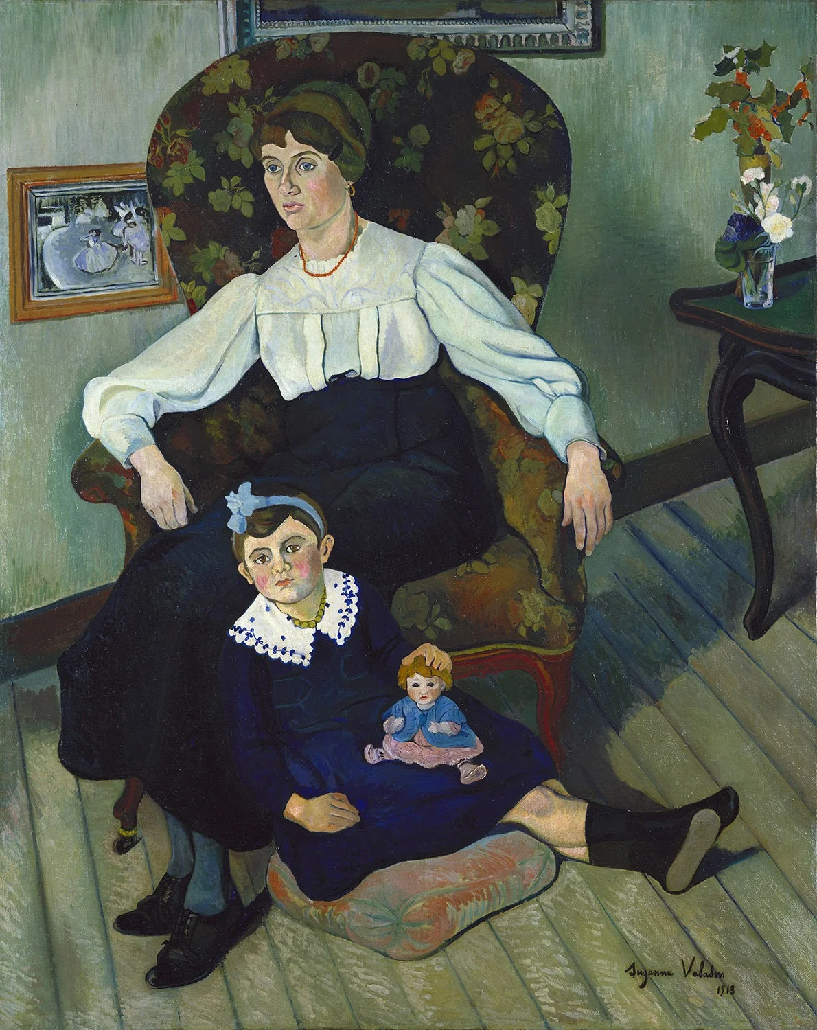 Marie Coca et sa fille, detail
