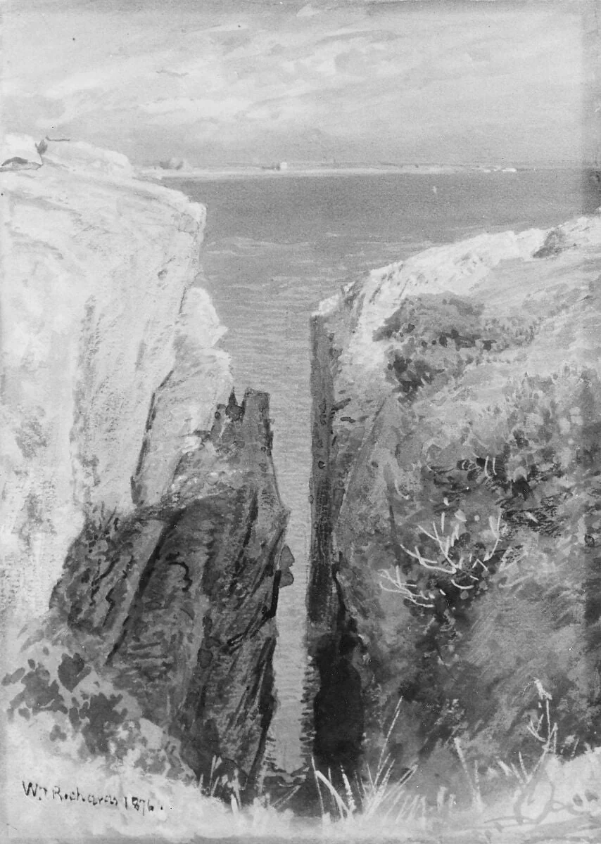 Between the Cliffs, Newport, detail