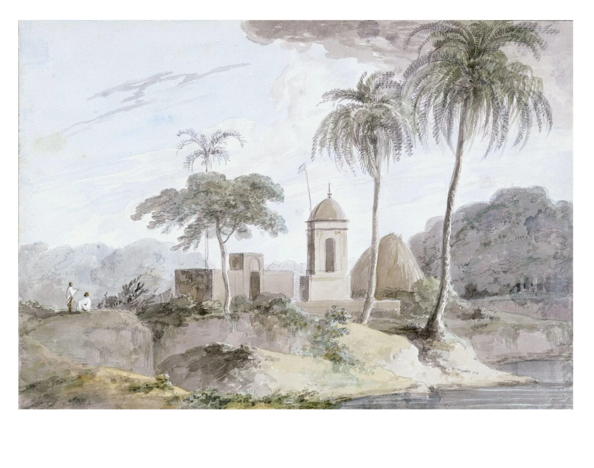 View near Bandell, India, detail