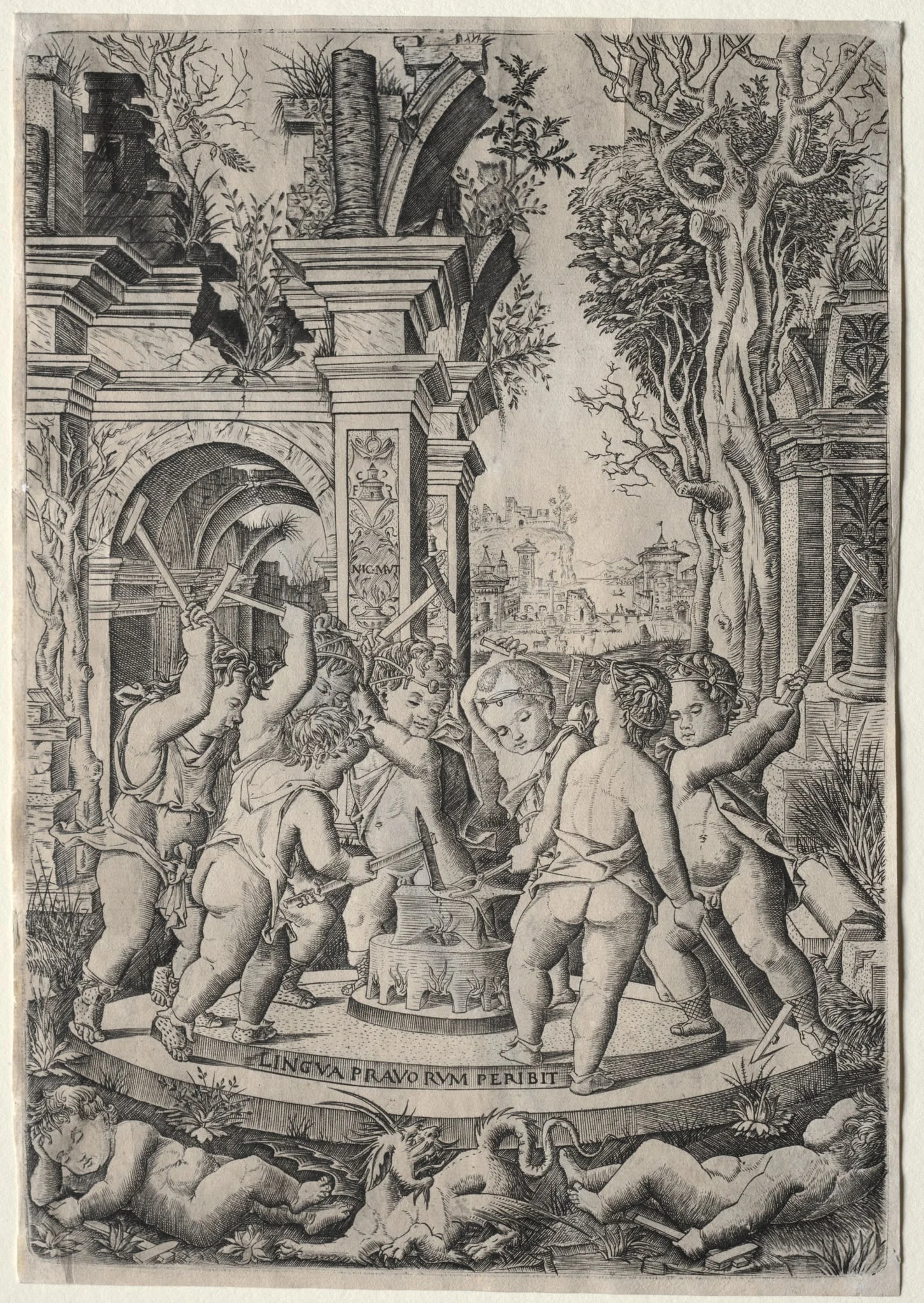 The Fate of the Evil Tongue, detail
