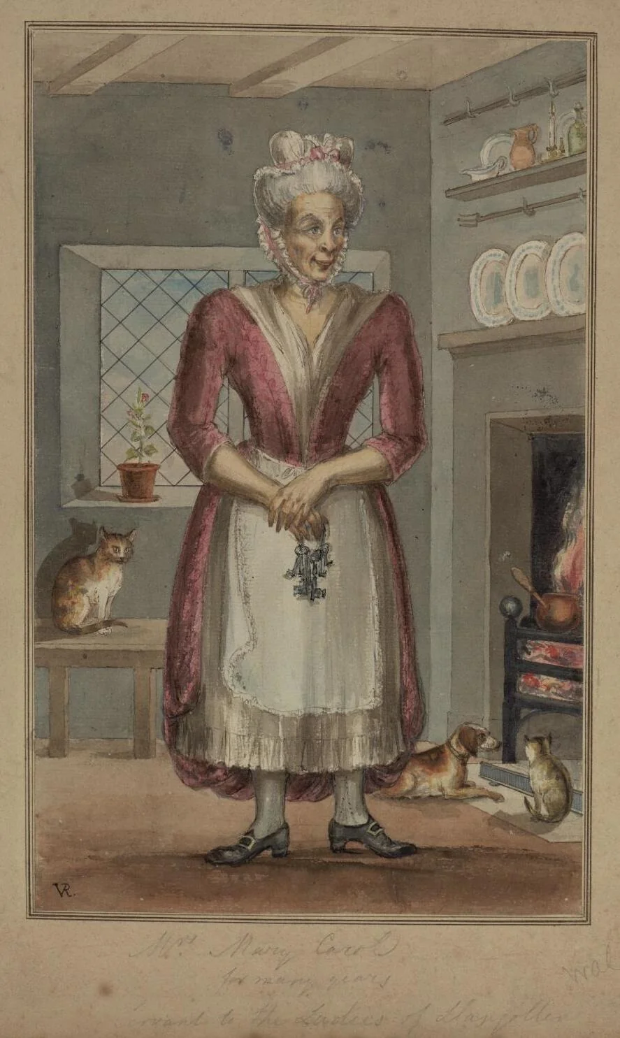 Mrs. Mary Carol, detail