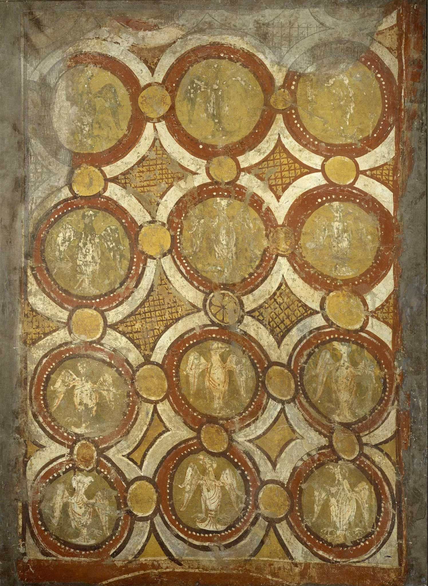 Decorative Panel with Eagles, detail
