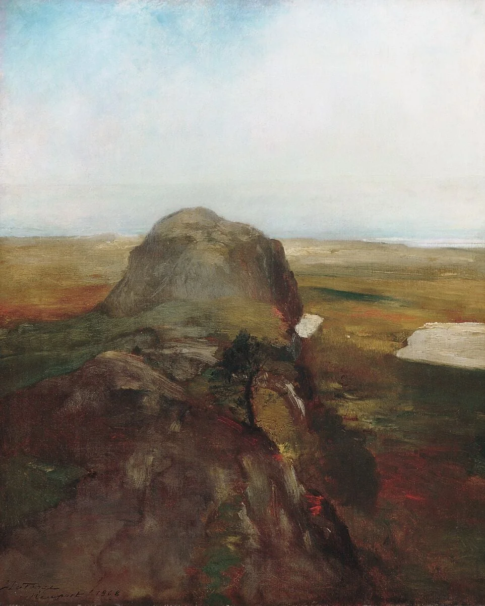 Autumn Study, View over Hanging Rock, Newport, R.I., detail