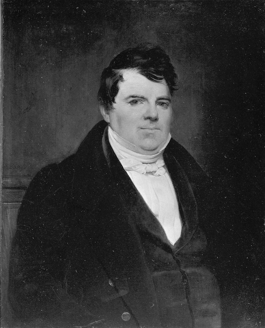 Portrait of Mr. Delvalle, by Claude-Marie Dubufe, oil, 1837