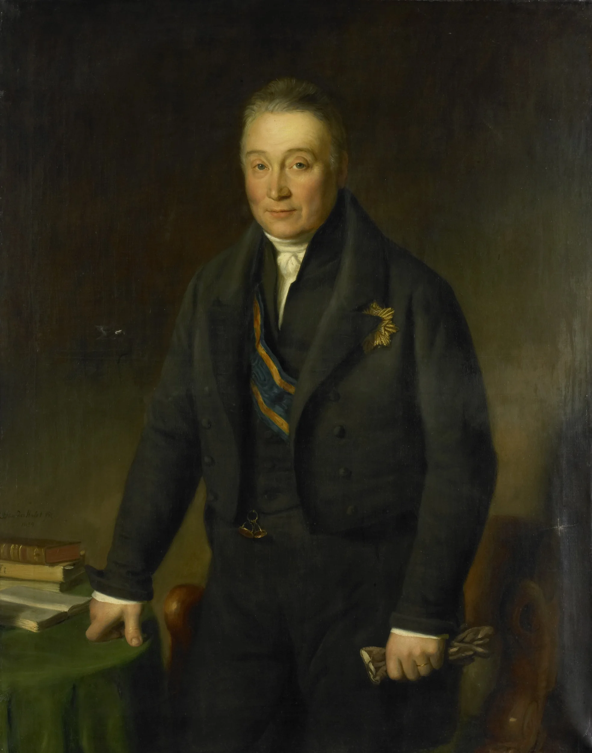 Portrait of Count Adam-François-Jules-Armand van der Duyn van Maasdam, detail