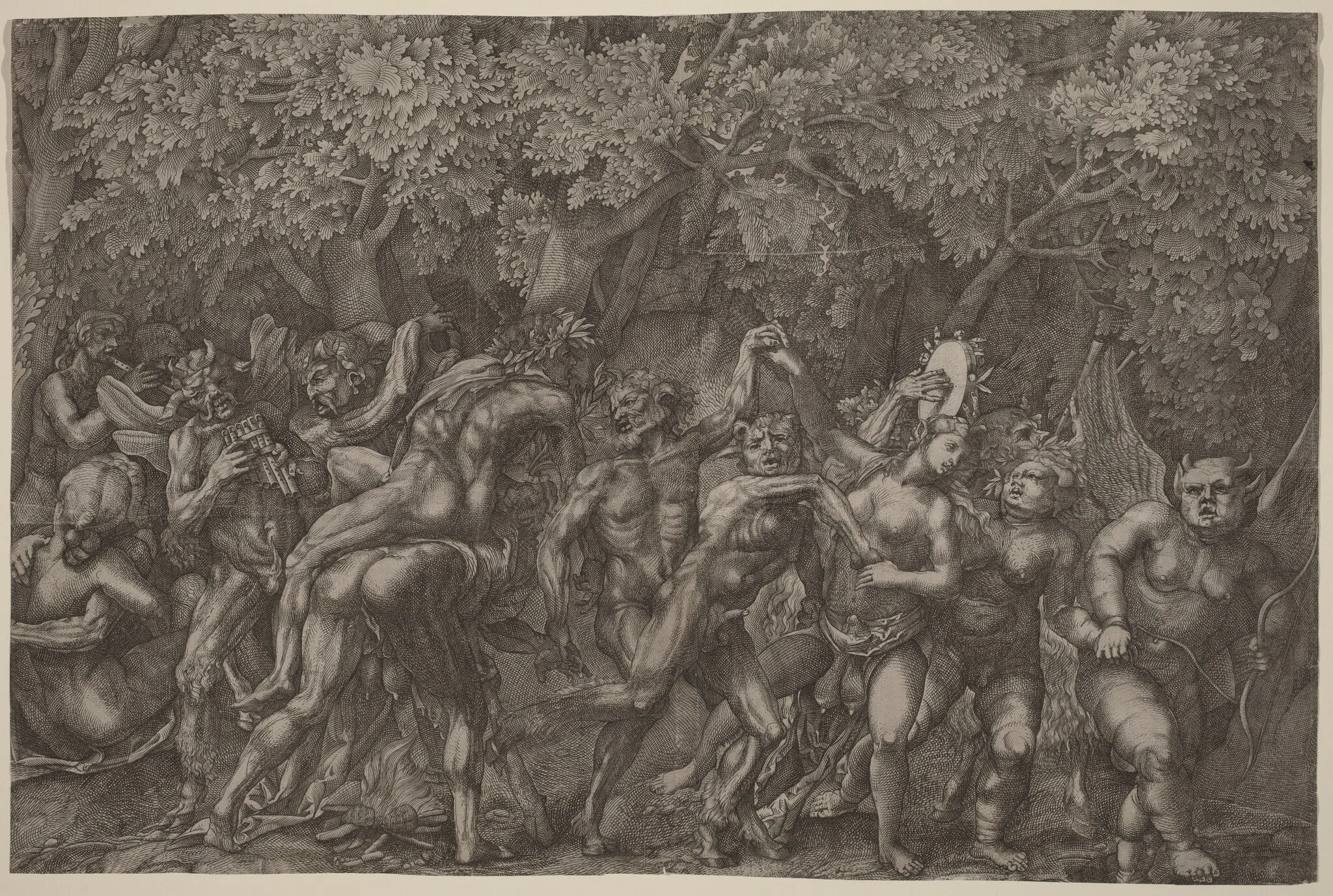 Bacchanale, detail