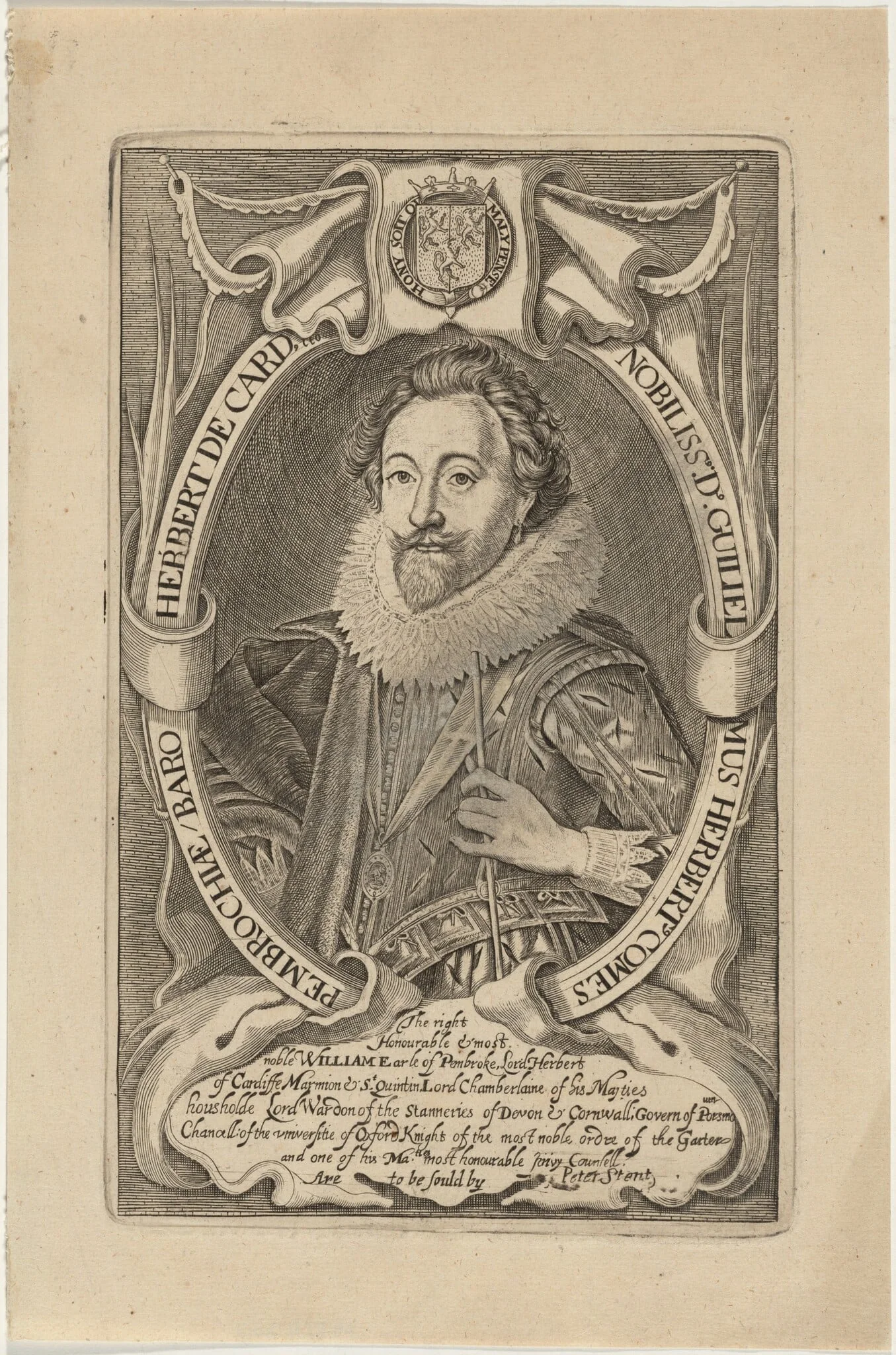 William Herbert, Third Earl of Pembroke, detail