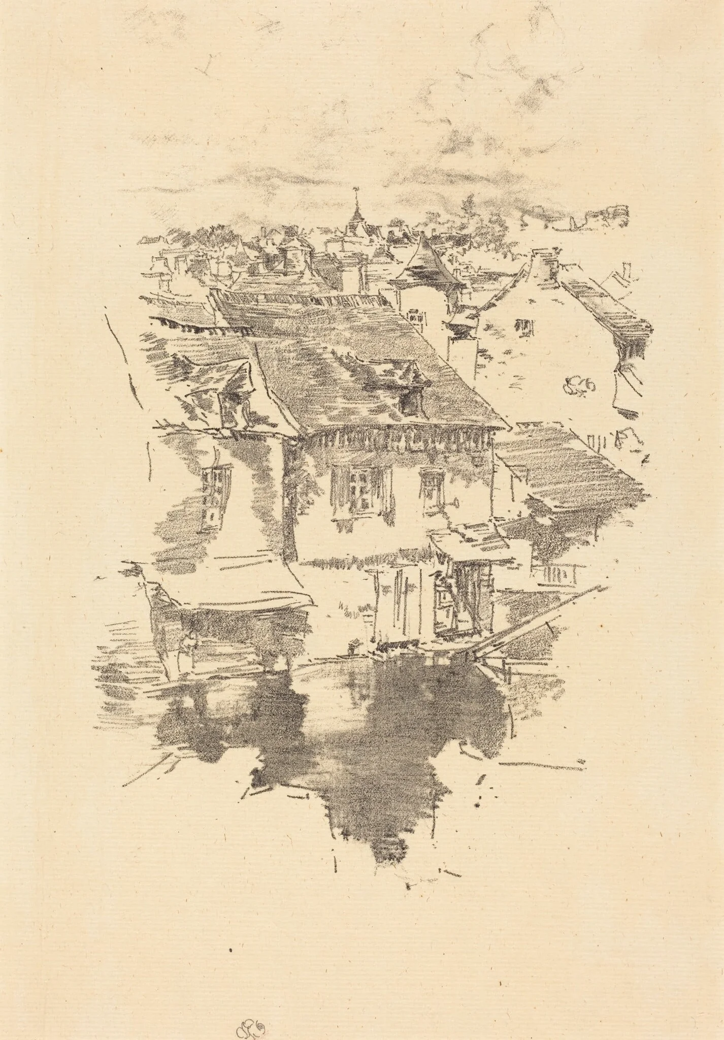 Vitré: The Canal, detail