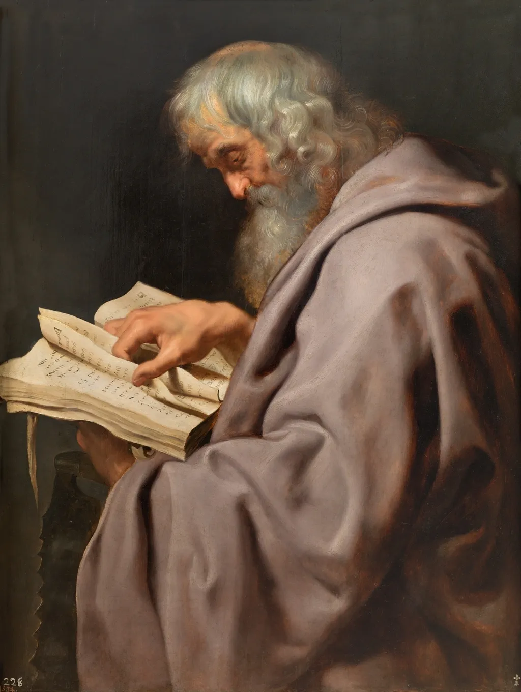 Saint Simon, by Peter Paul Rubens, oil, 1610