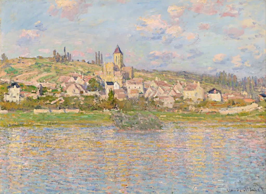 Vétheuil, by Claude Monet, oil, 1890