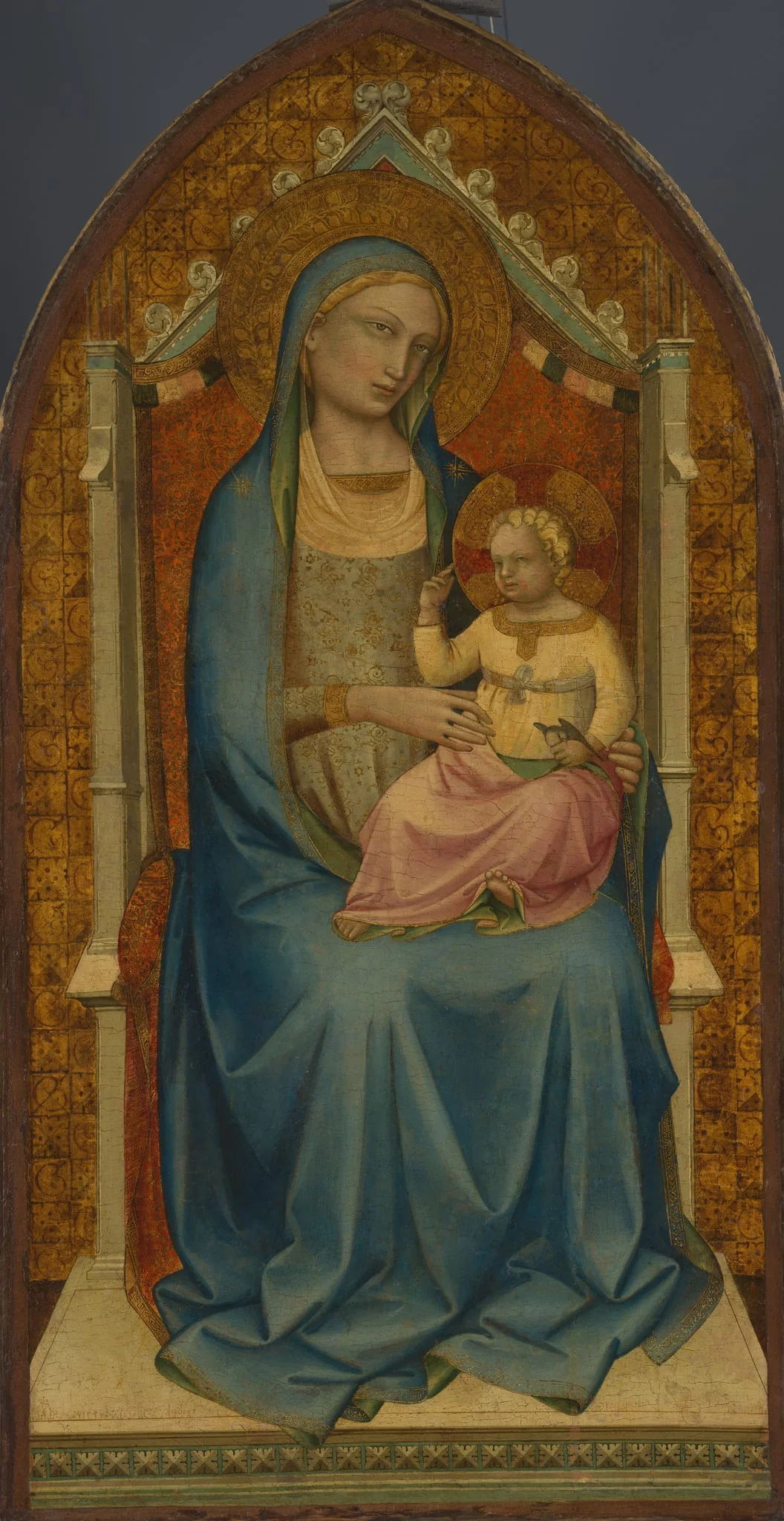 Virgin and Child, detail