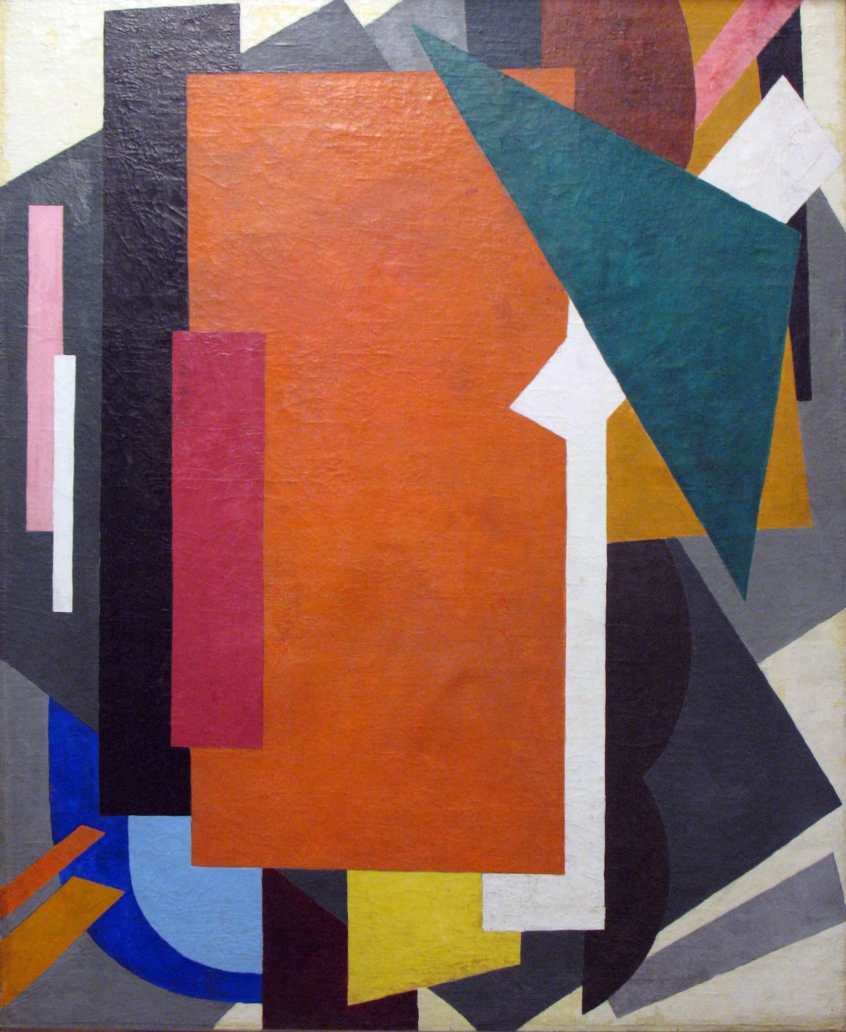 Painterly construction, detail