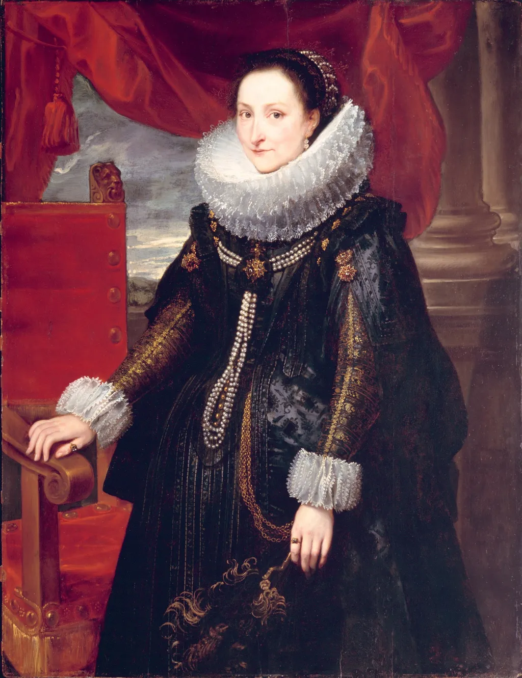 Portrait of a Woman, by Cornelis de Vos, oil, 1600