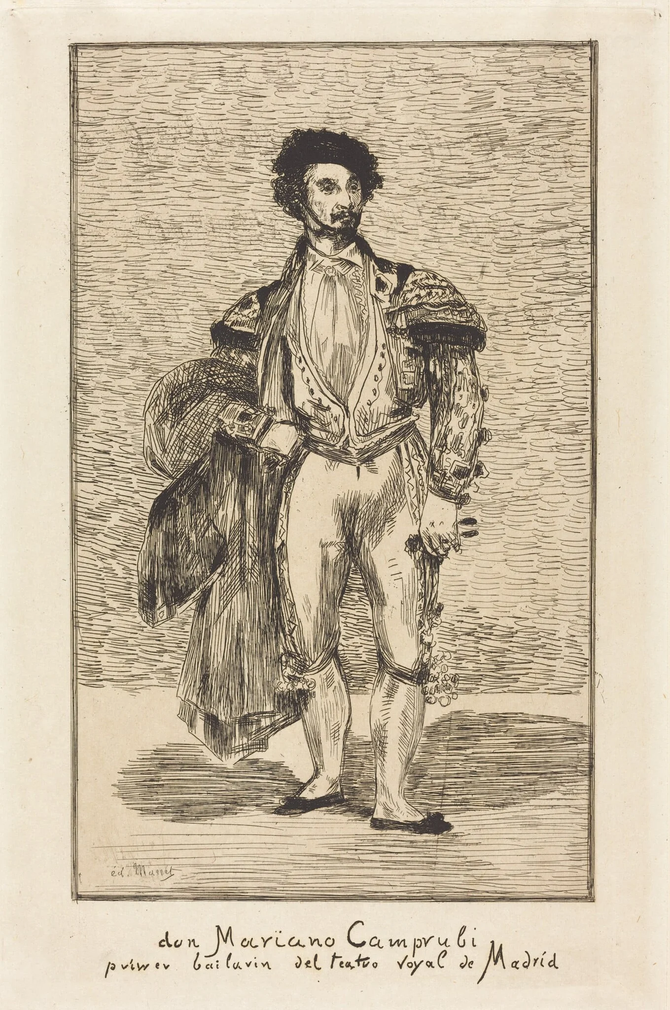 Don Mariano Camprubi (Le Bailarin), detail