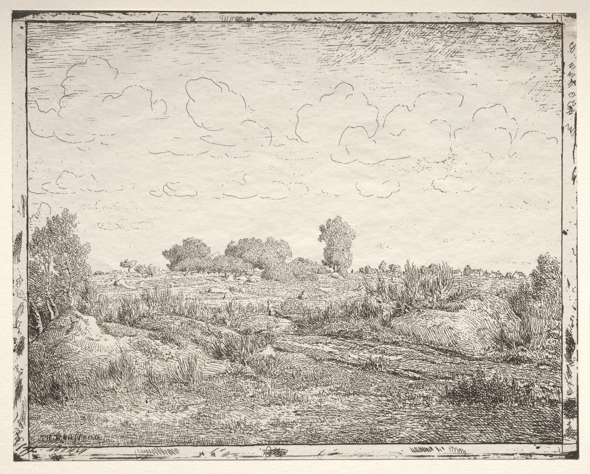 La Plaine de la Plante à Biau, detail