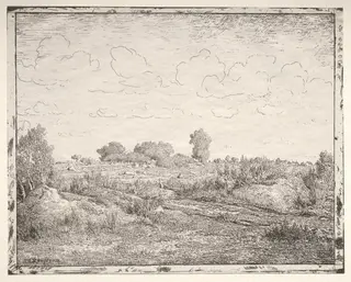 La Plaine de la Plante à Biau, by Théodore Rousseau, 1858