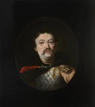 Portret Jana III Sobieskiego (1629-1696), króla Polski, by Daniel Schultz, oil, 1670