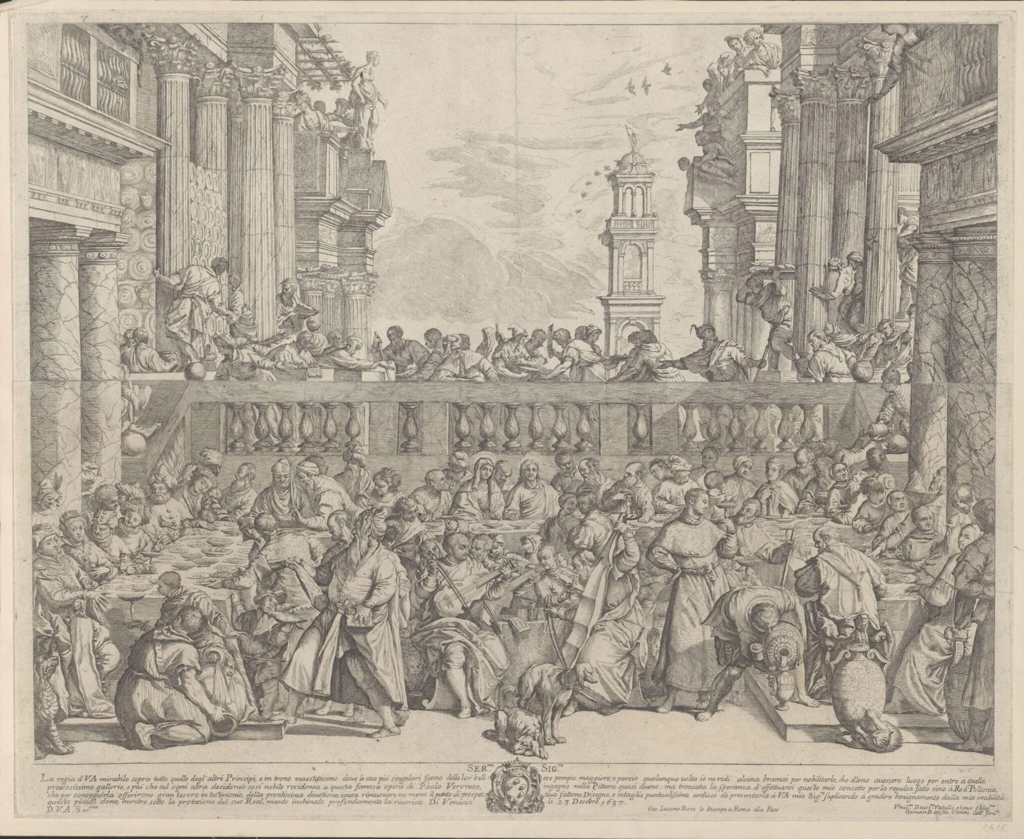 Marriage at Cana, detail