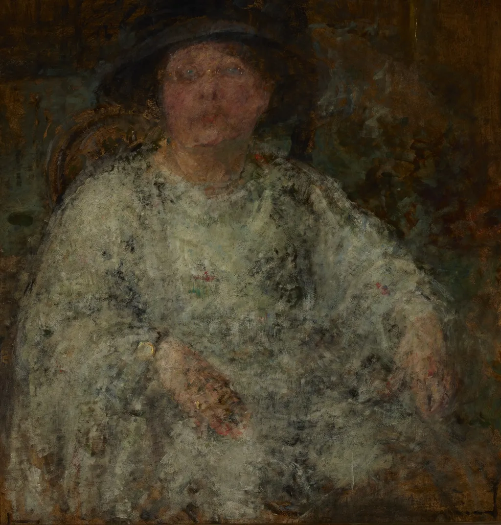 Portrait of a Lady with Glasses, by Olga Boznańska, unspecified, 1922