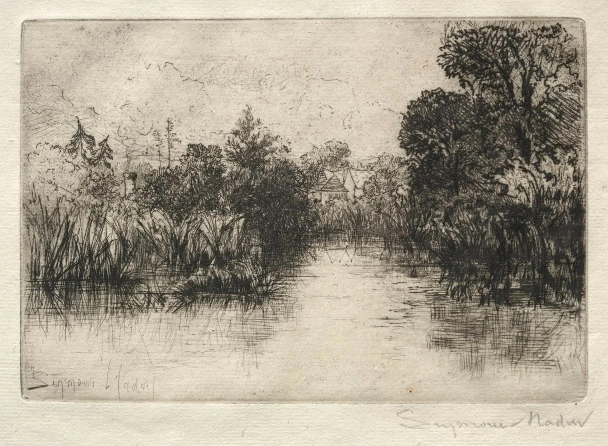 Shere Mill Pond (A Small Study), detail