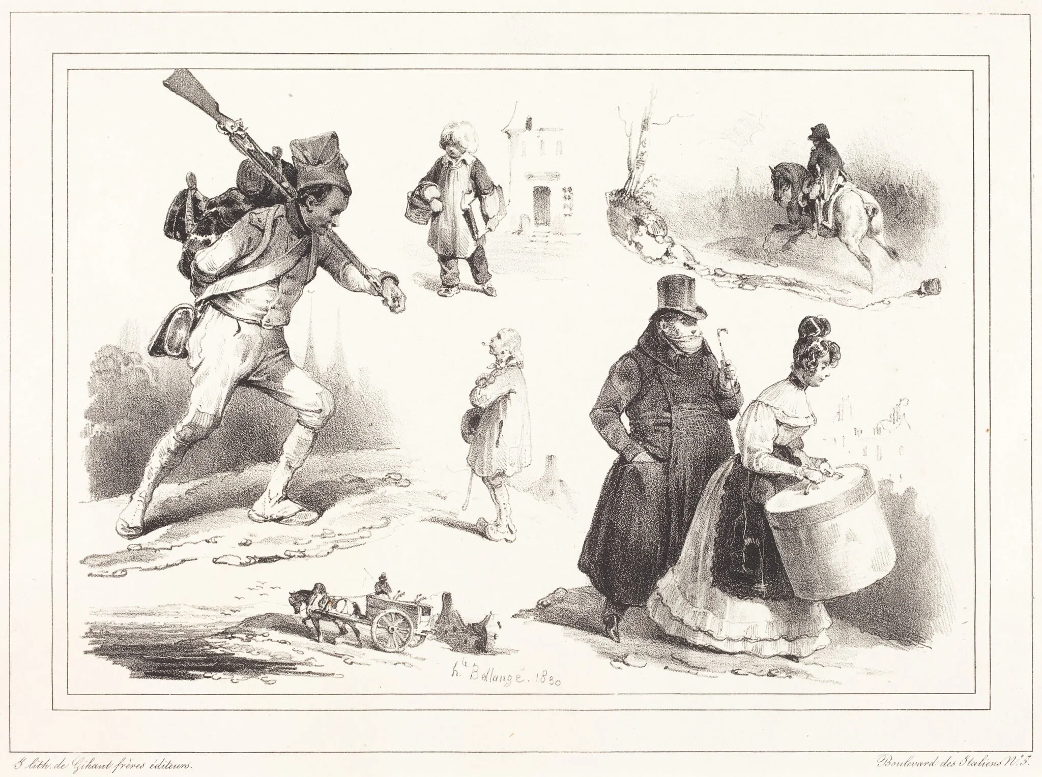 Social Vignettes, detail