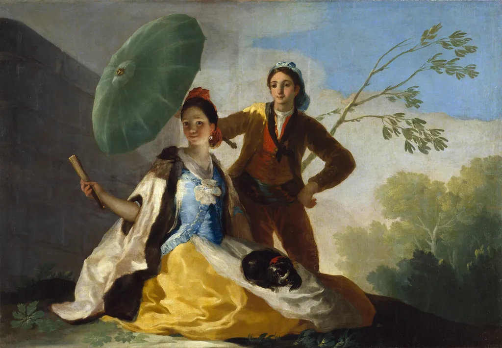 The Parasol, by Francisco Goya, oil, 1789