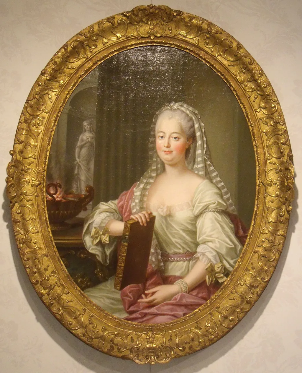 Madame de Pompadour, by François-Hubert Drouais, oil, 1764