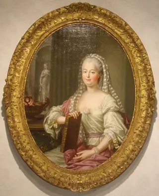 Madame de Pompadour, by François-Hubert Drouais, oil, 1764