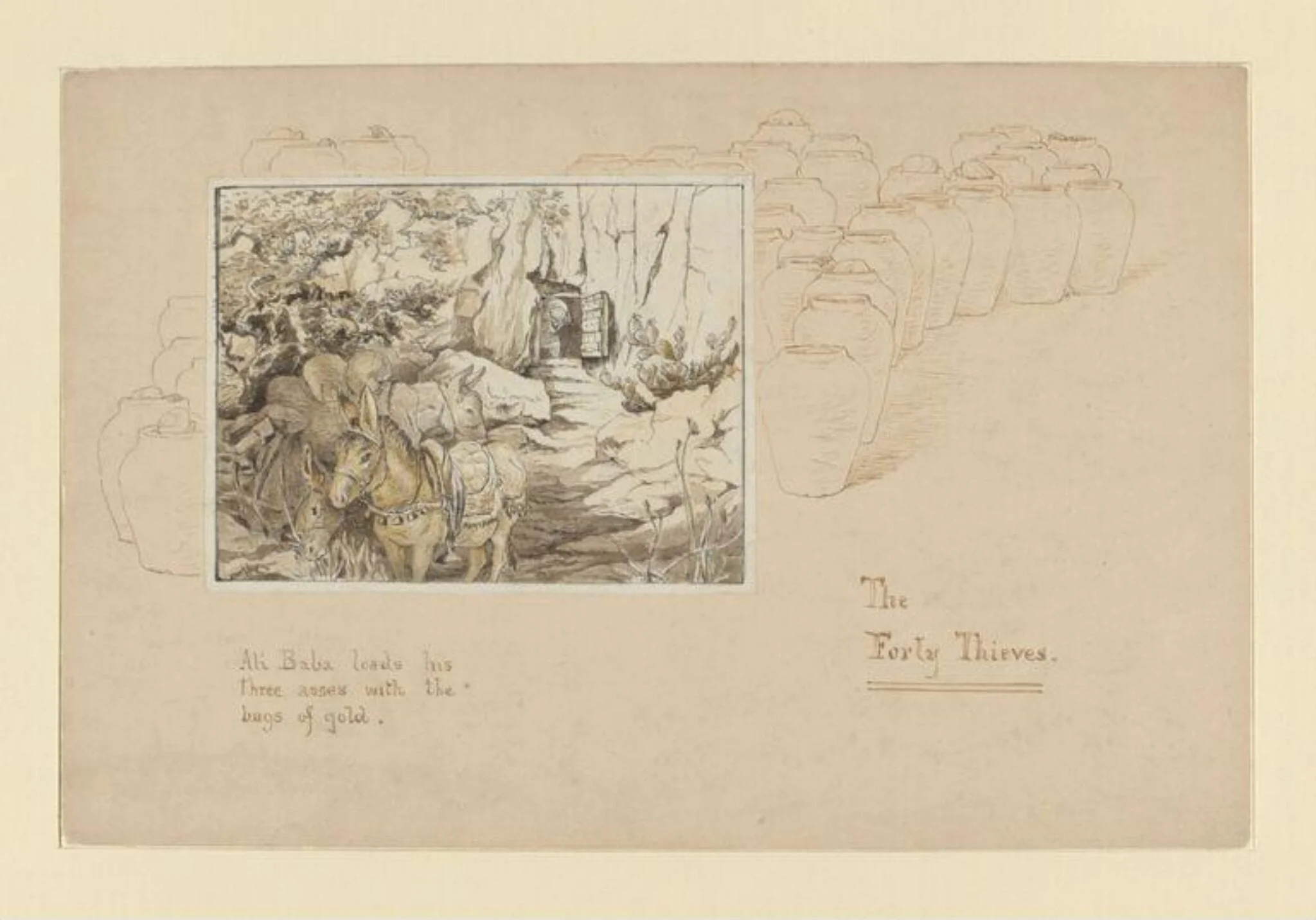 The Forty Thieves, detail